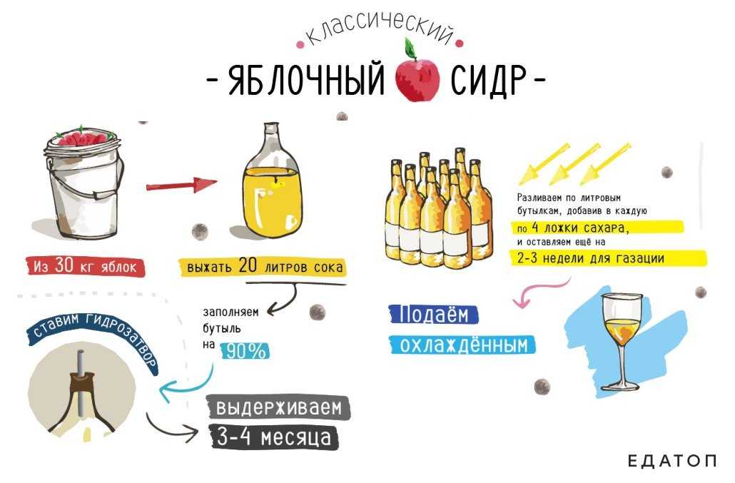 Напиток по классическому рецепту можно приготовить своими руками в домашних условиях Подойдет любой сорт яблок, главное требование – они должны быть ароматными