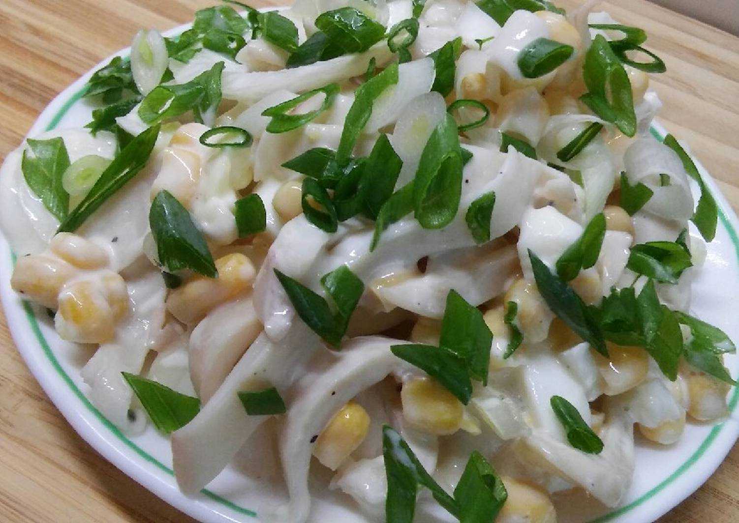 Вкусный салат с кальмарами рецепт с фото очень вкусный и простой