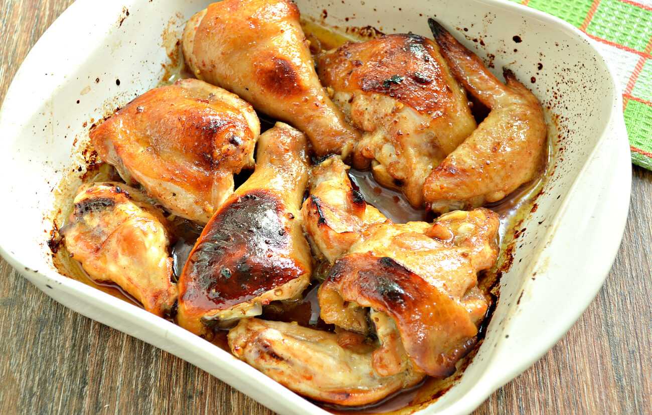 Рецепт курица в соусе в духовке рецепт с фото пошагово