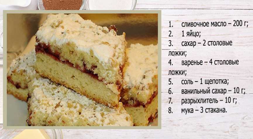 Пирог с вареньем на скорую руку — пошаговые рецепты «быстрых» пирогов с вареньем  | как приготовить на webpudding.ru