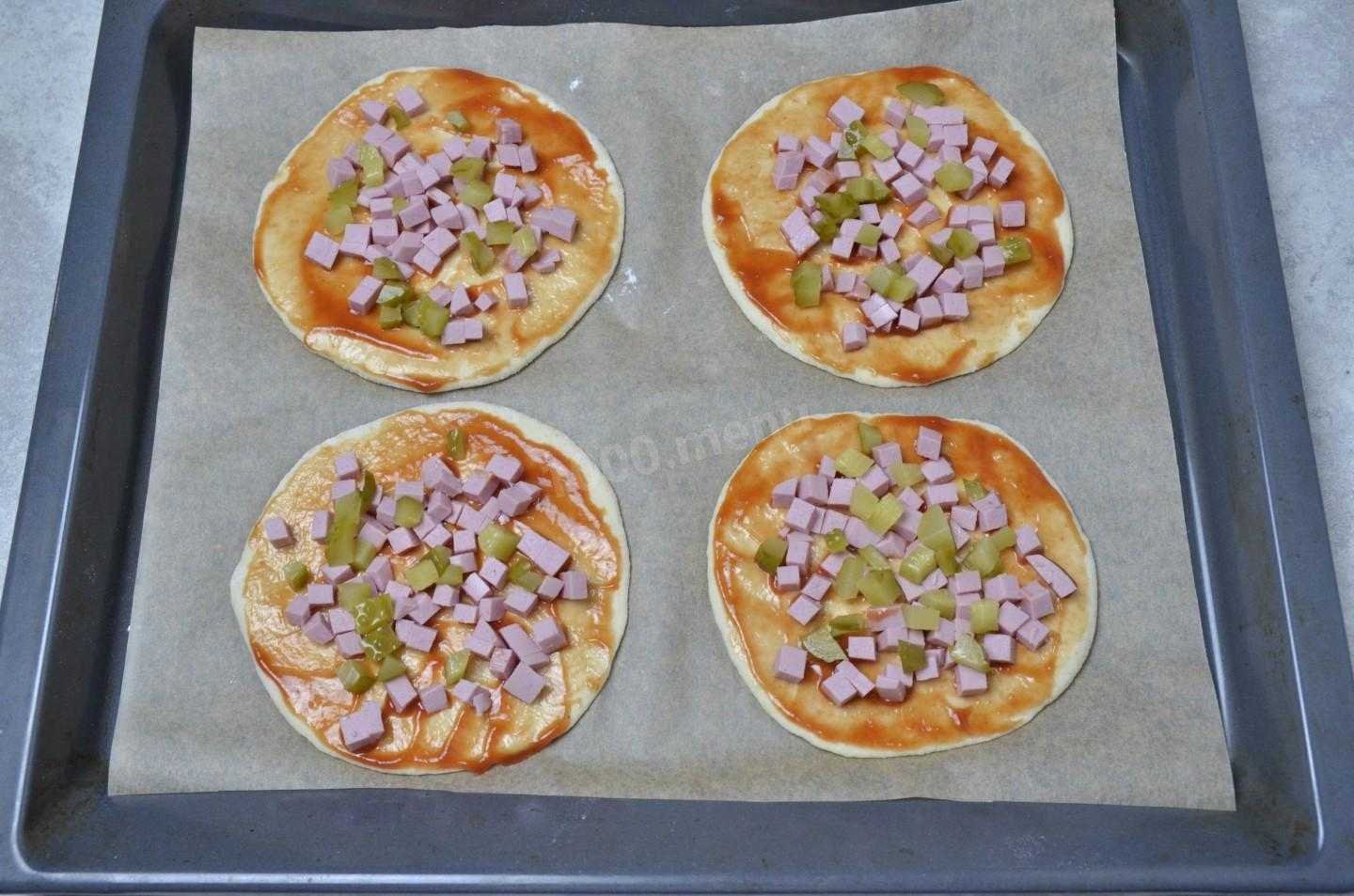 школьные пиццы рецепт мини фото 72