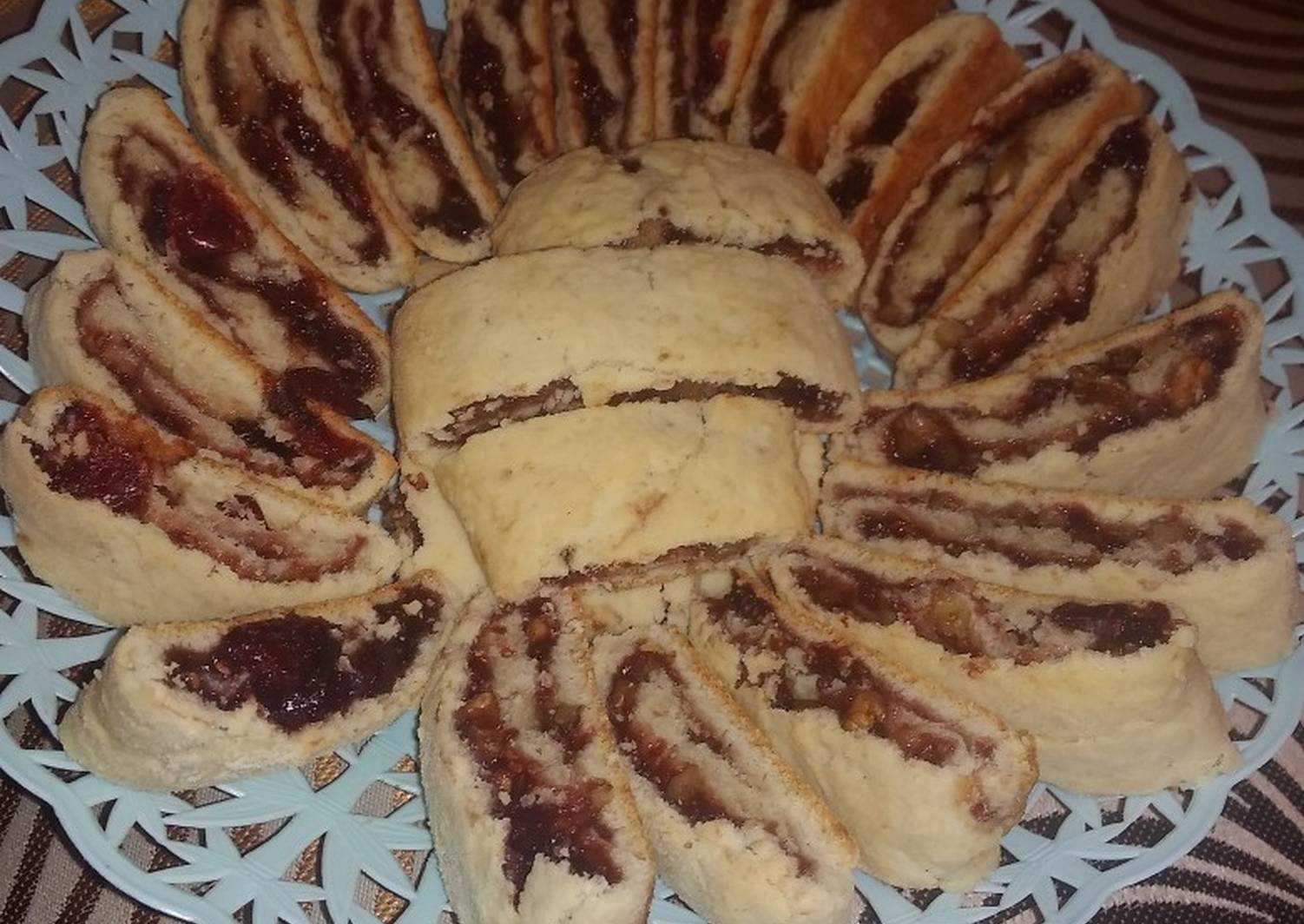 Печенье тесто в духовке с вареньем