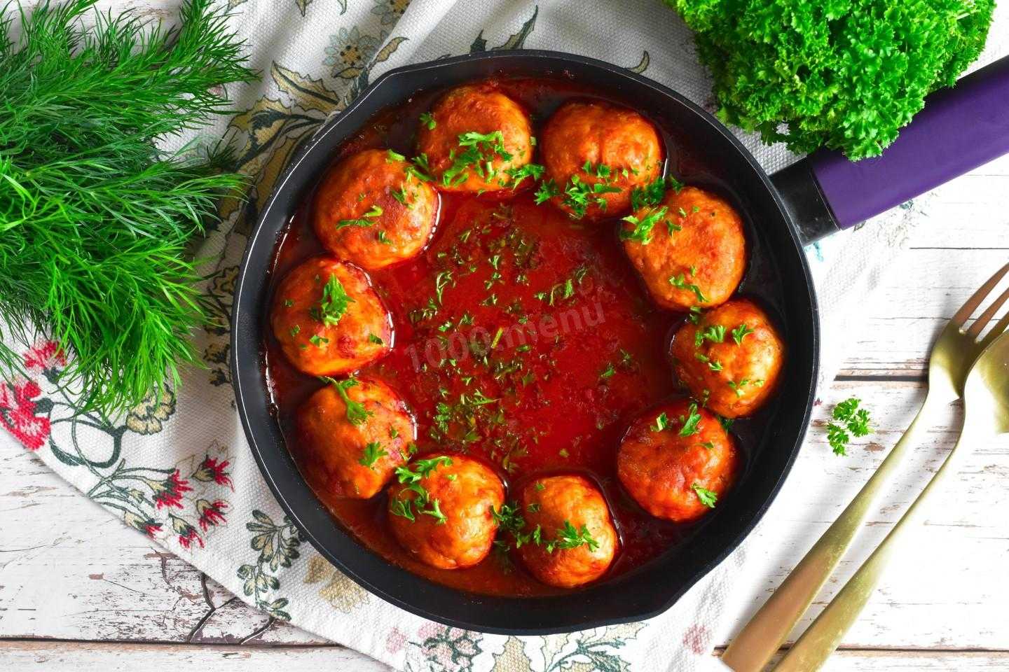 Тефтели с подливкой - 10 вкуснейших пошаговых рецептов с фото
