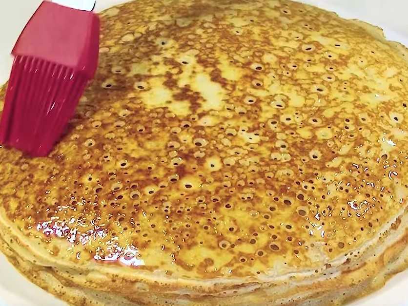 Вкусные блины на молоке рецепт с фото тонкие бабушкин рецепт с дырочками