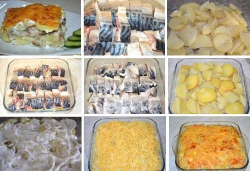 Запеканка из рыбного фарша с картофелем, рецепт в духовке