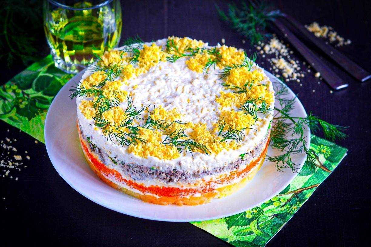 Простой салат с треской. рыбный салат с картошкой