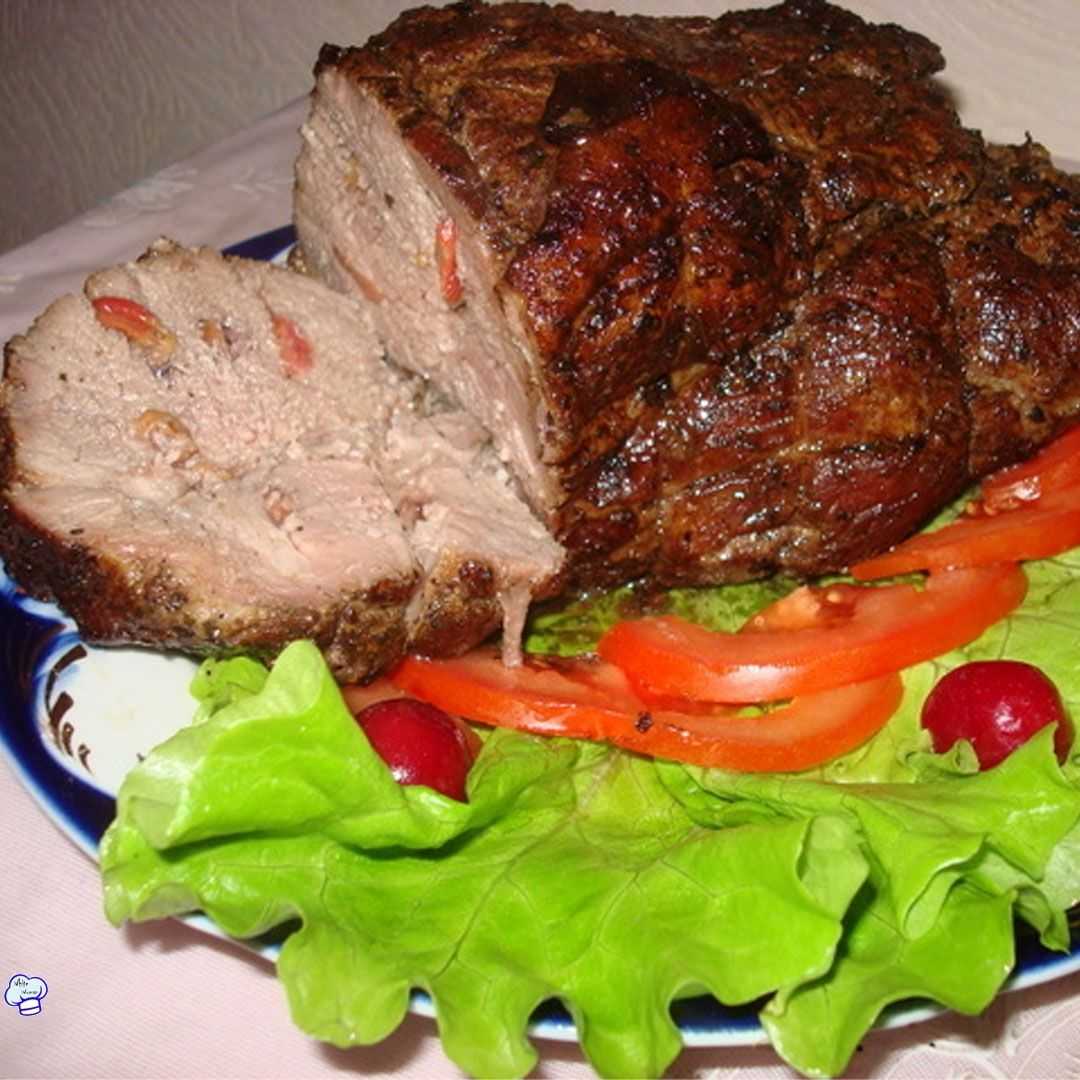 Рецепты из свиной шеи в духовке с фото блюда