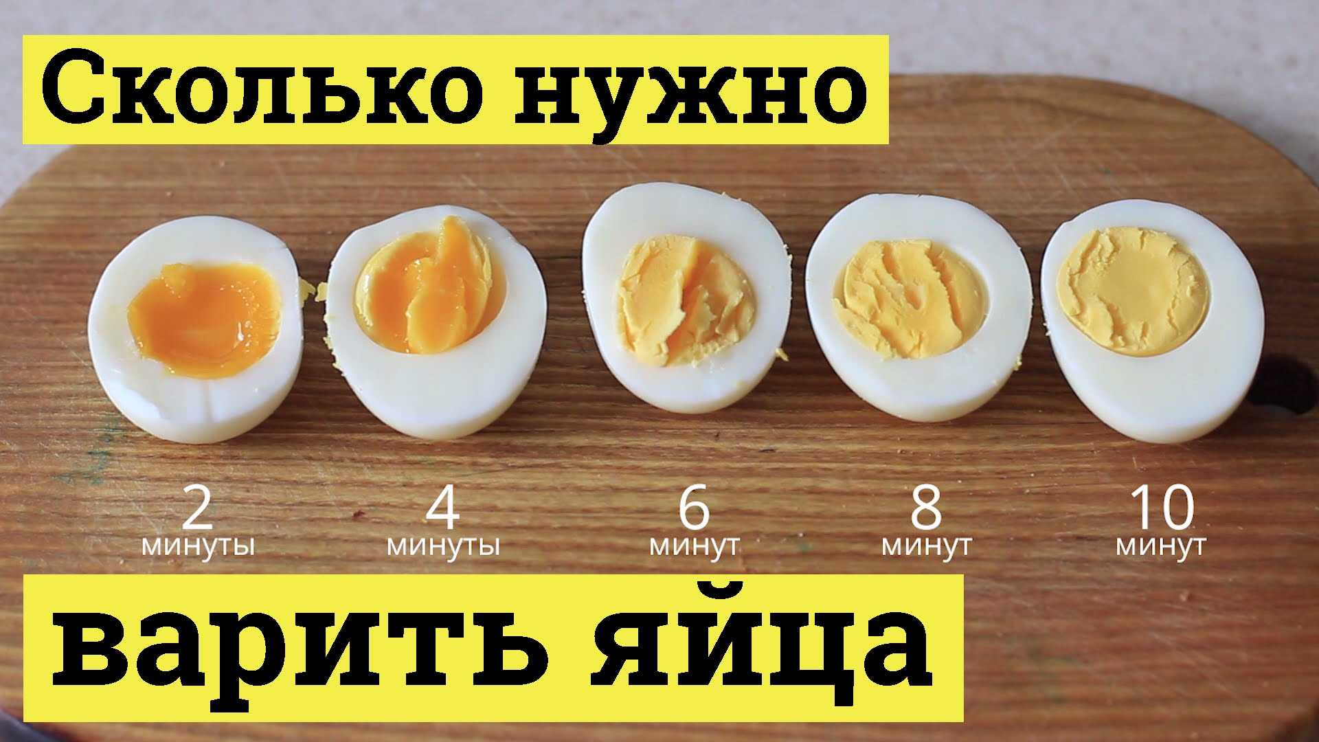 Как сварить яйцо всмятку в кипящей воде