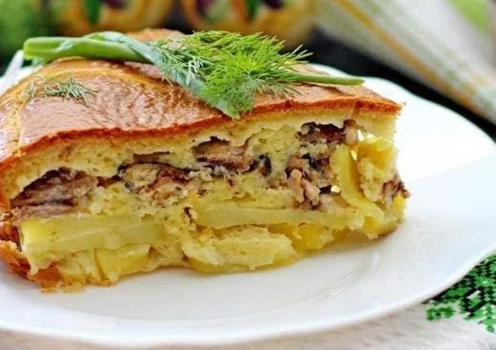 Пирог с рыбными консервами и картошкой – 10 рецептов