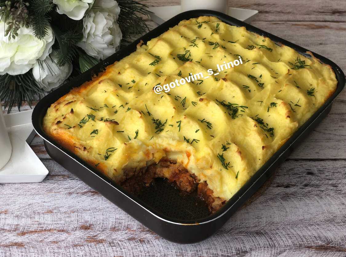 Картофельная запеканка с фаршем в духовке, по классическим рецептам