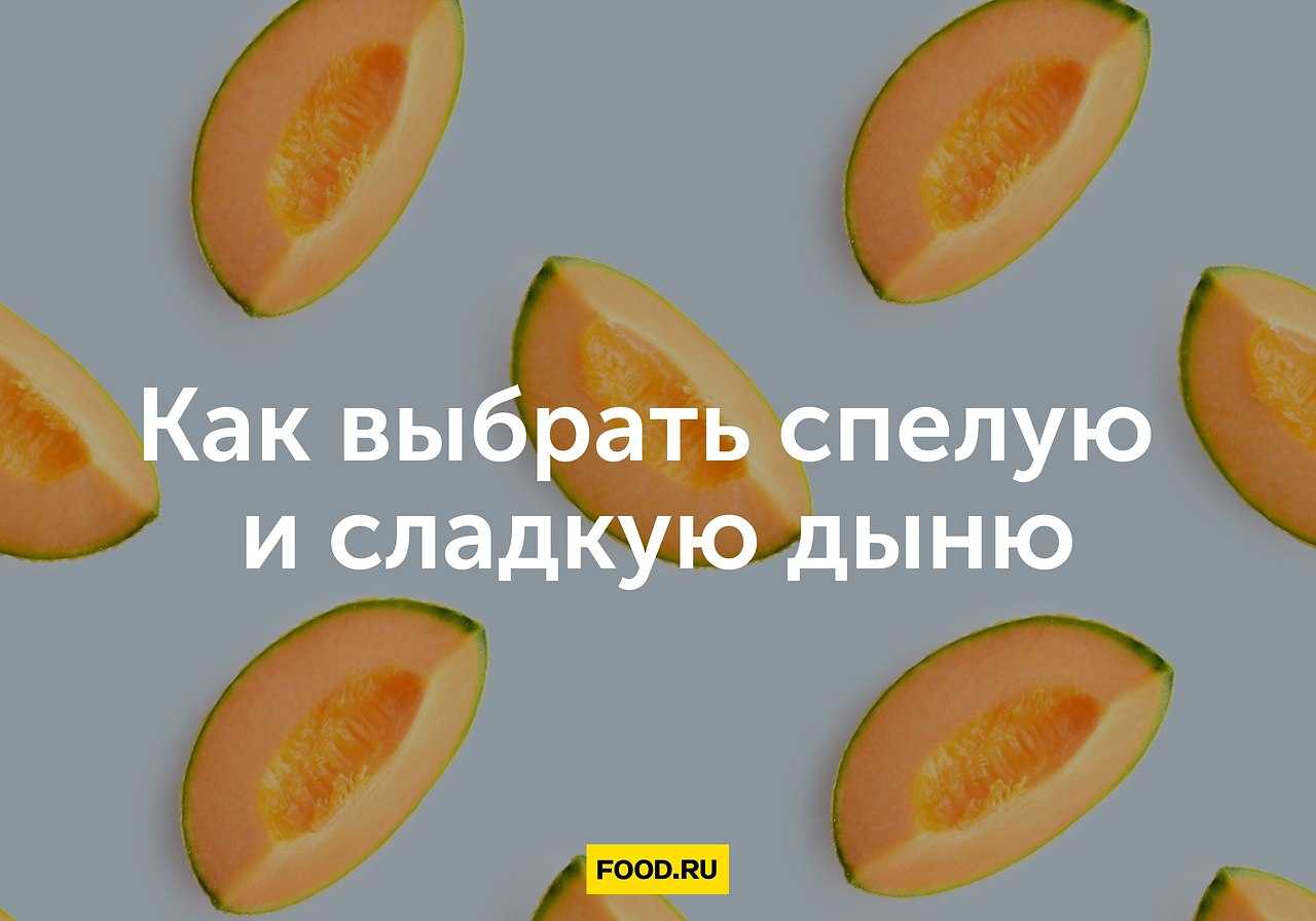 Как выбрать вкусную дыню: 5 полезных советов, важные правила