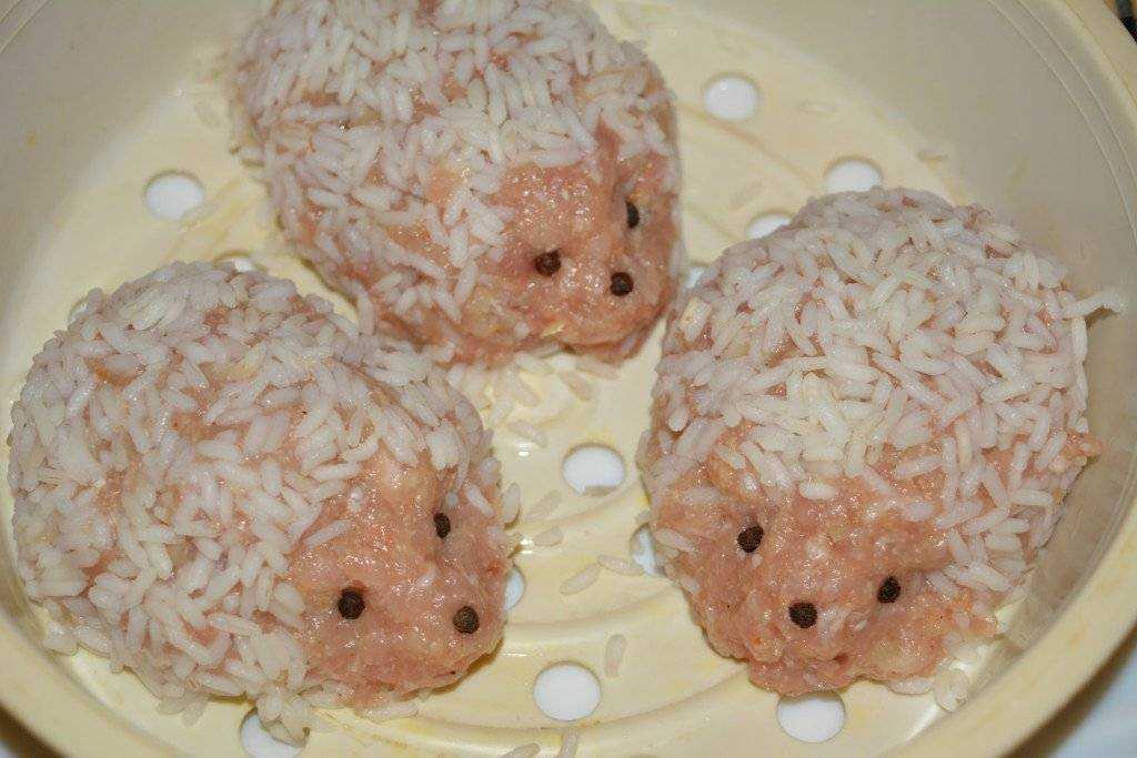 Ежики из фарша с рисом