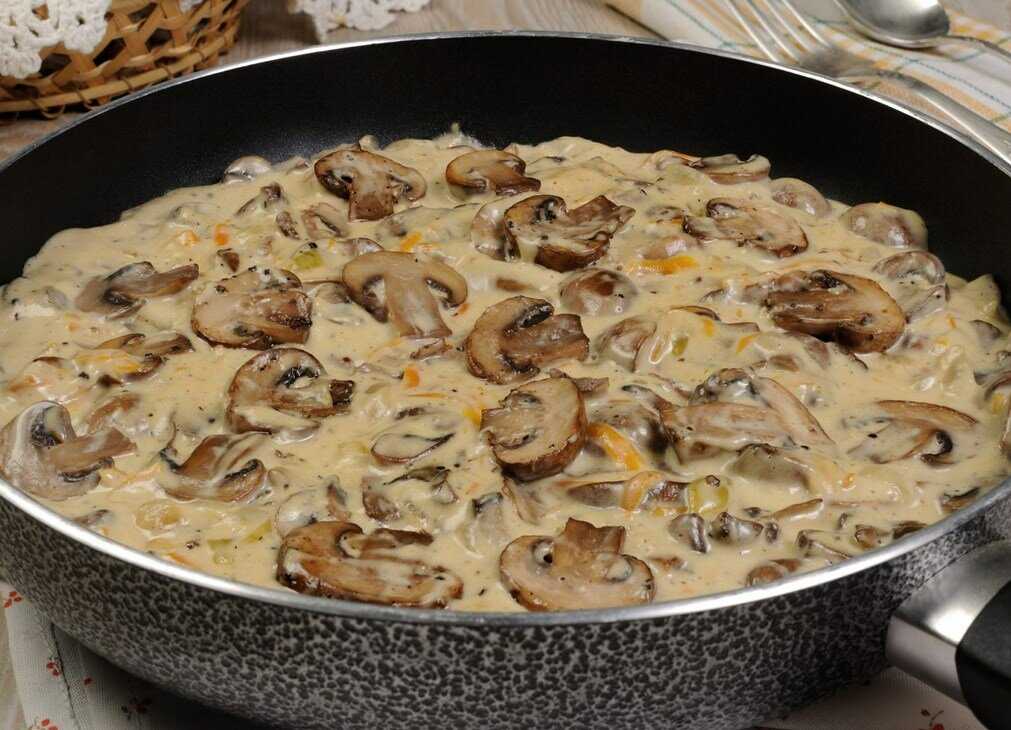 Рецепт куриное филе с грибами на сковороде рецепт с фото