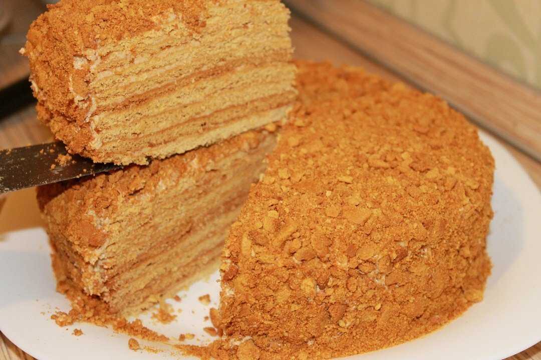 Торт рыжик — классический пошаговый рецепт