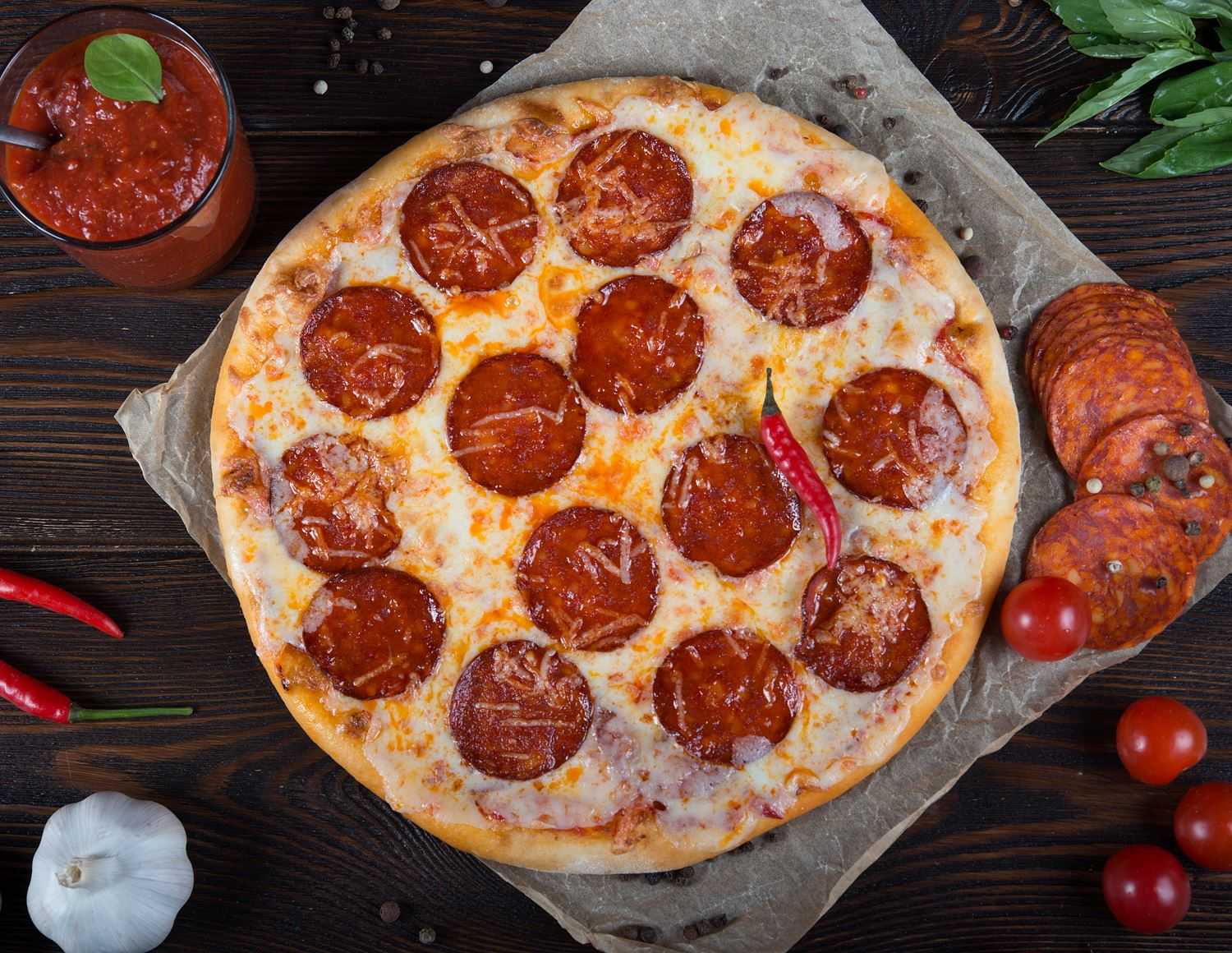 что нужно для приготовления пиццы пепперони в домашних условиях фото 27