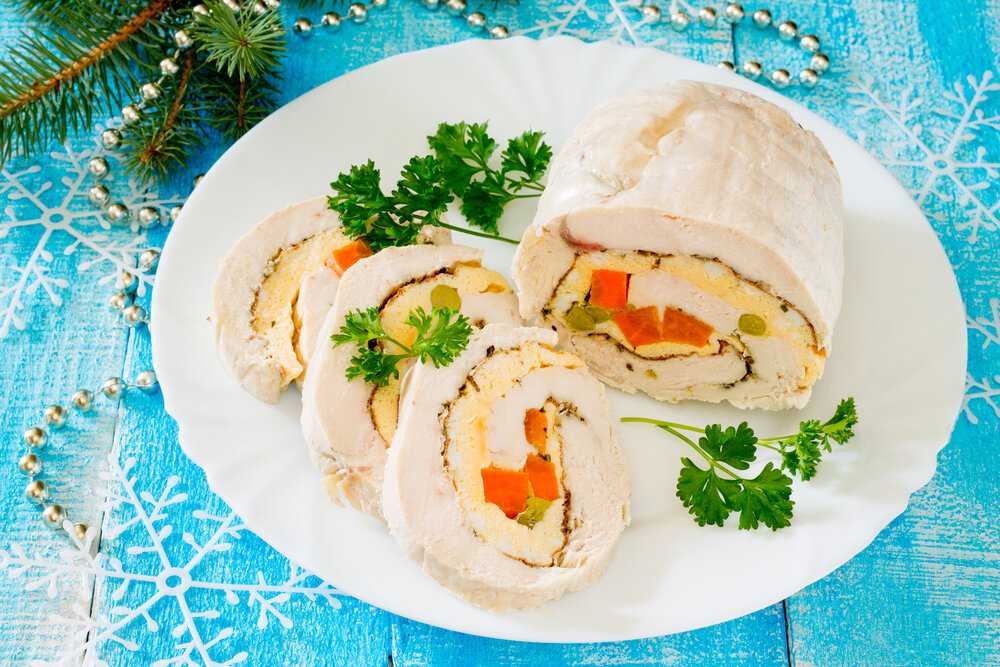 Куриные рулетики с начинкой на сковороде — 8 пошаговых фото-рецептов