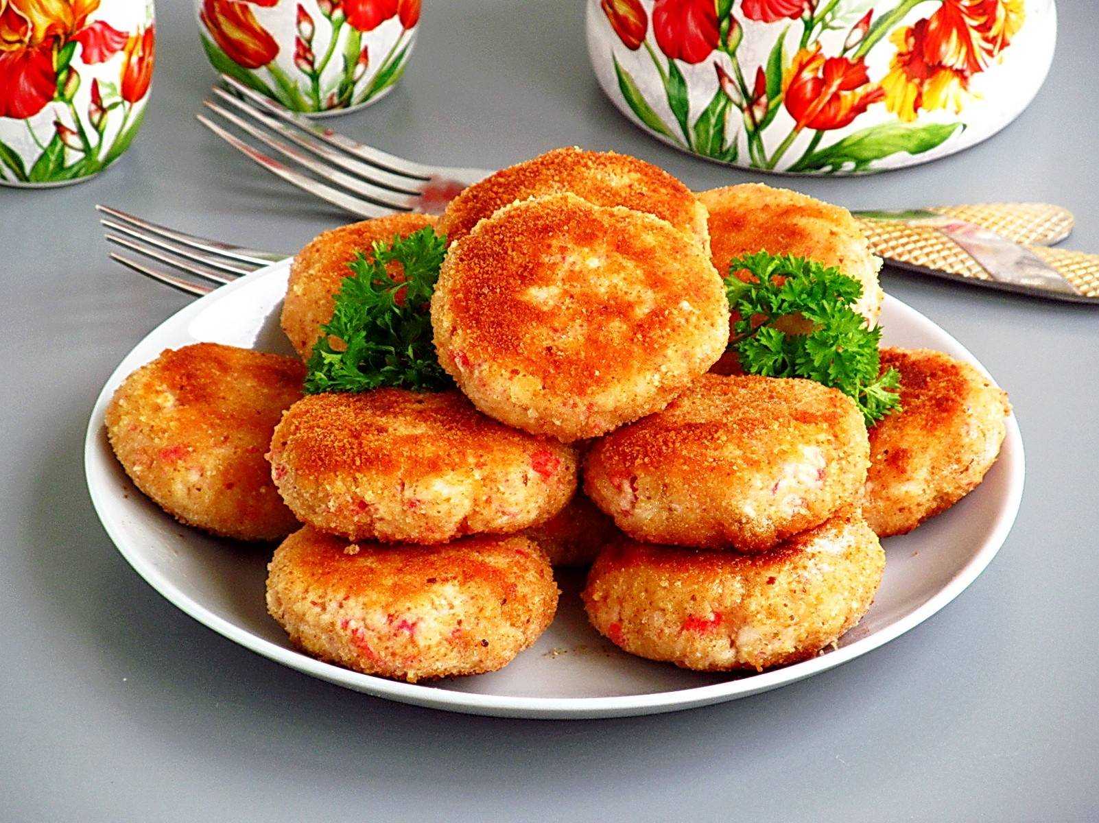 Котлеты из крабовых палочек | рецепты с сыром и картошкой