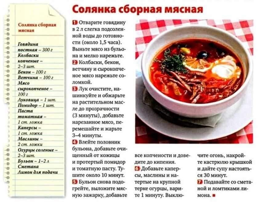 Солянка рецепт с колбасой и копченостями: суп солянка сборная мясная классическая, рецепт, как приготовить пошагово