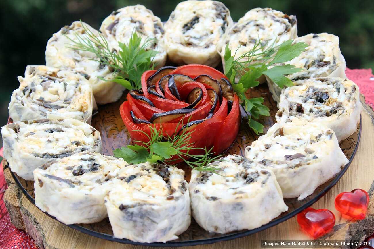 Начинки для рулета из лаваша 12 лучших рецептов с фото