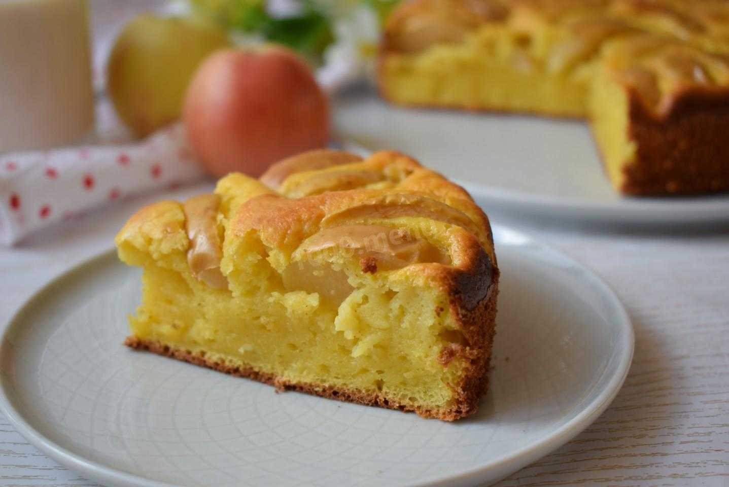 Яблочный пирог рецепт простой рецепт в духовке с фото