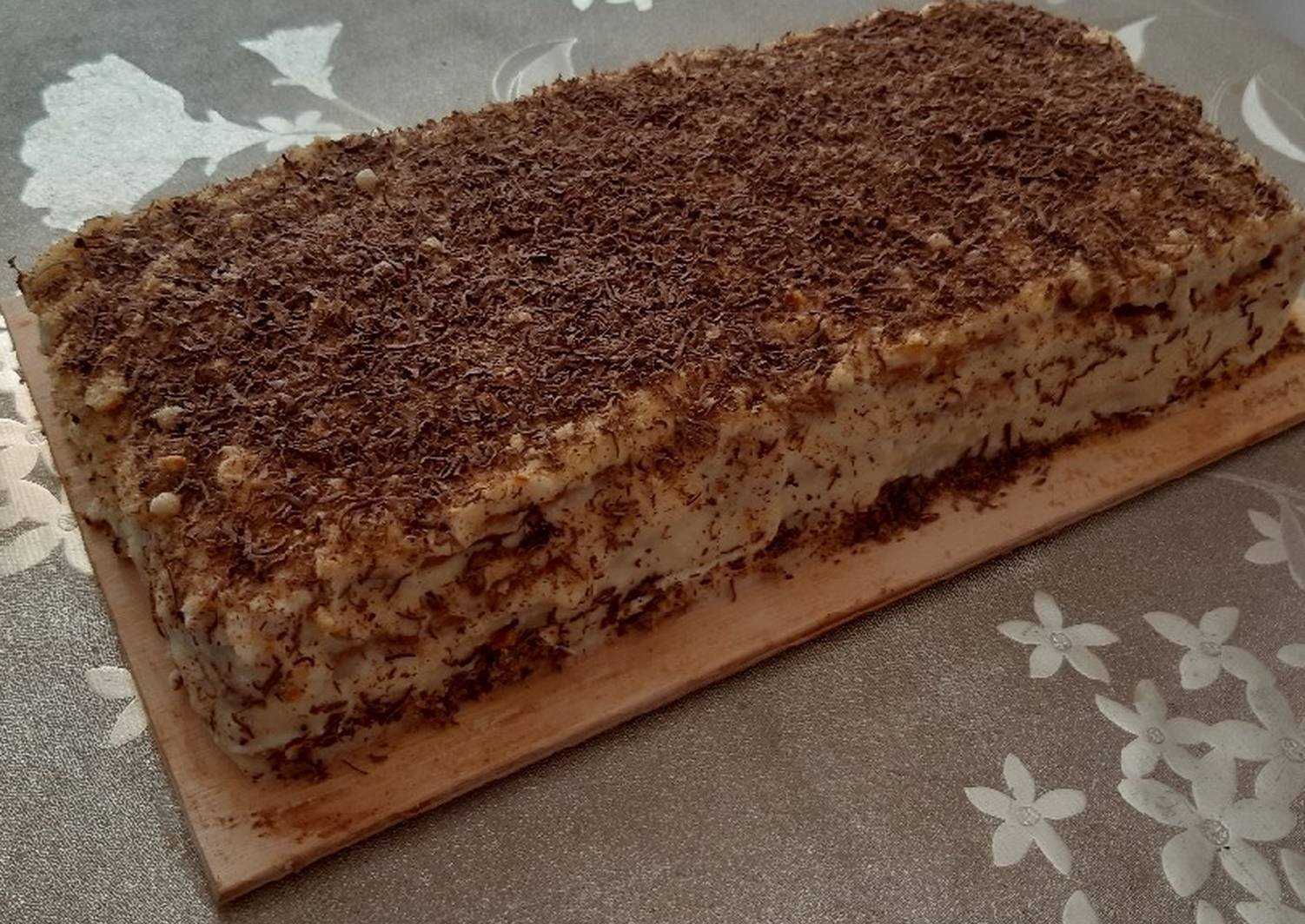 Классическая шоколадная колбаса из печенья и какао — 8 пошаговых рецептов